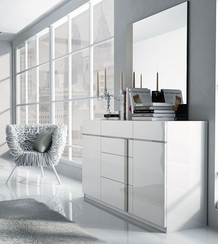 Ottilia Modern Large Dresser With Mirror
