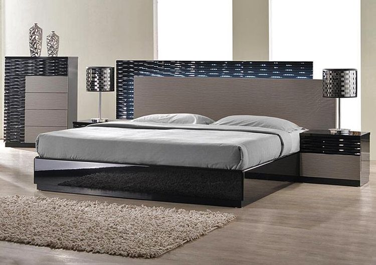 Onda Modern Platform Bed 