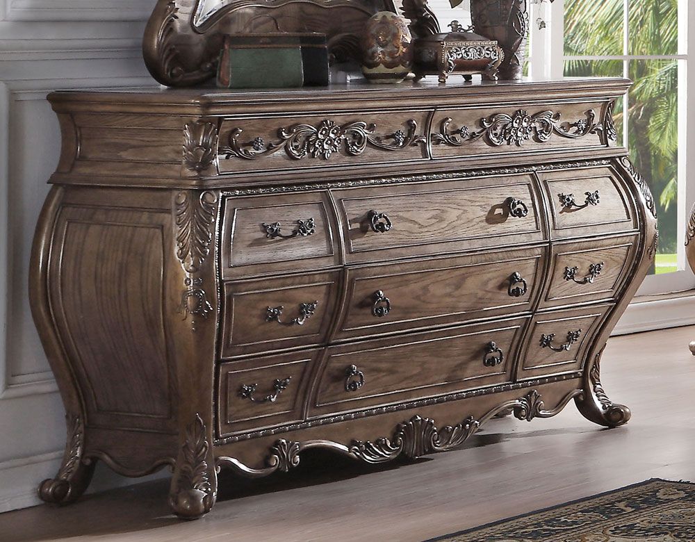 Opera Rustic Oak Finish Dresser