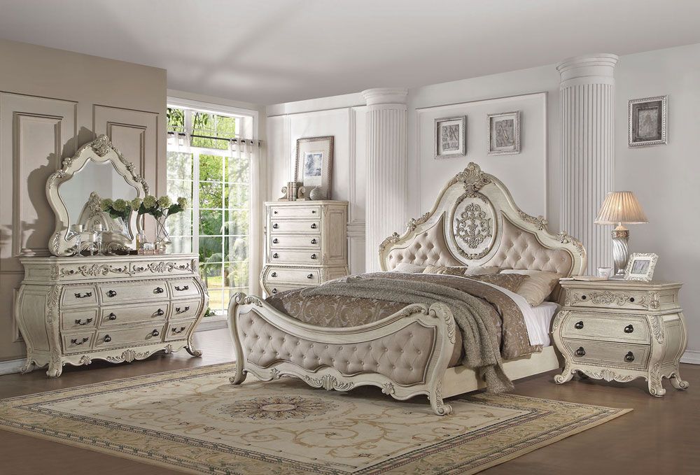 Opera Victorian Bedroom Furniture Antique White