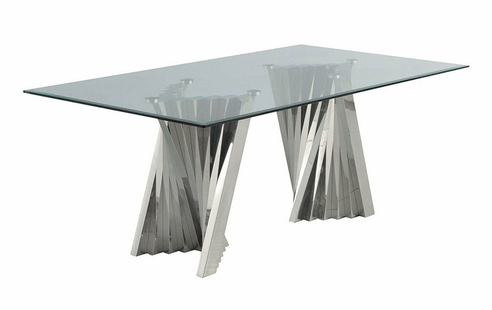 Orabelle Chrome Dining Table