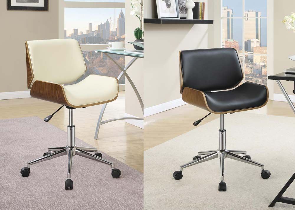 Hilda Modern Office Chair Wood Frame