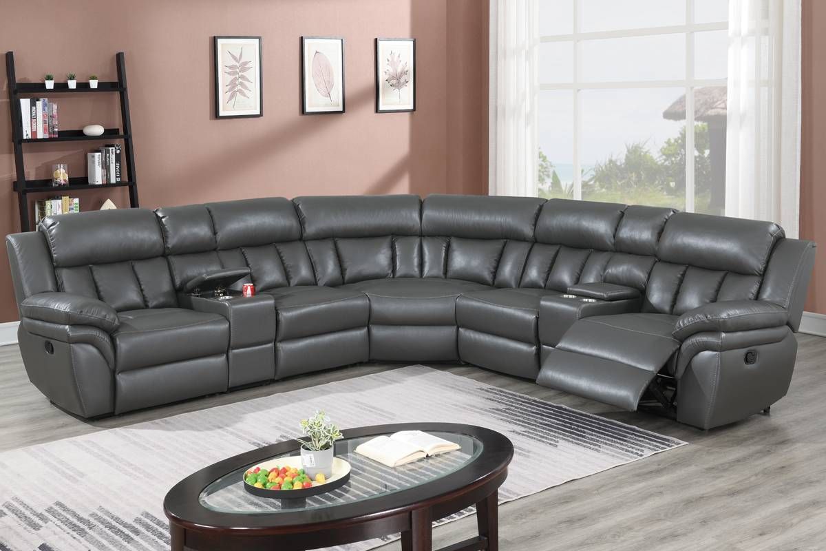 Osmond Recliner Sectional With Consoles