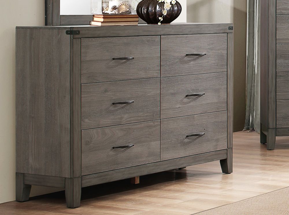 Otis Weathered Grey Finish Dresser