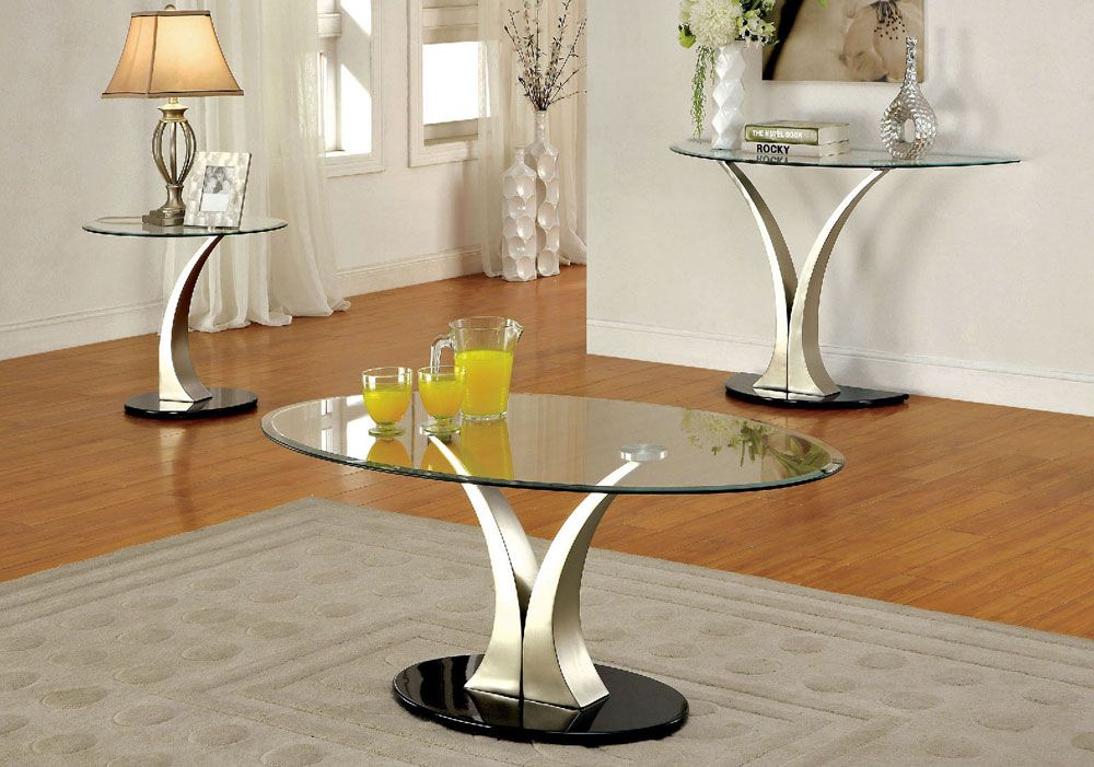 Patin Modern Oval Coffee Table