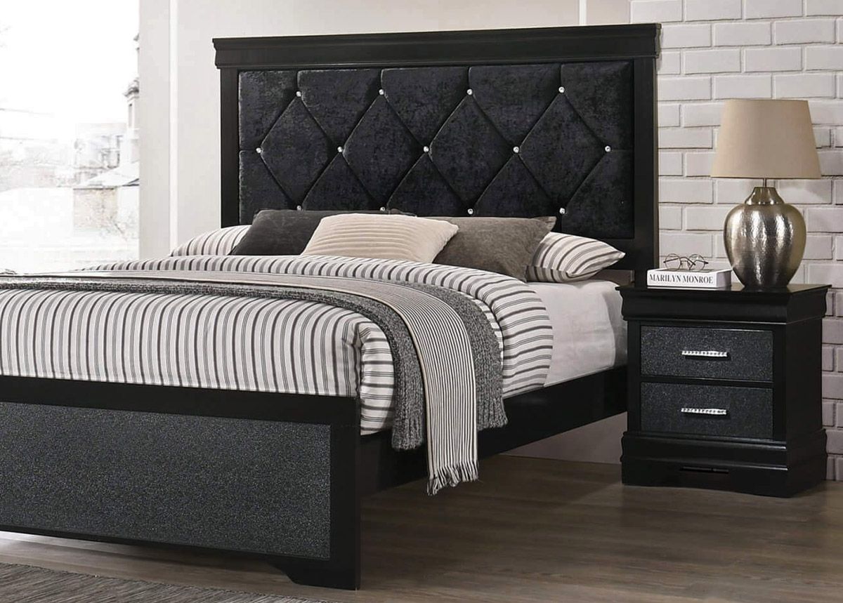 Paula Crystal Tufted Headboard