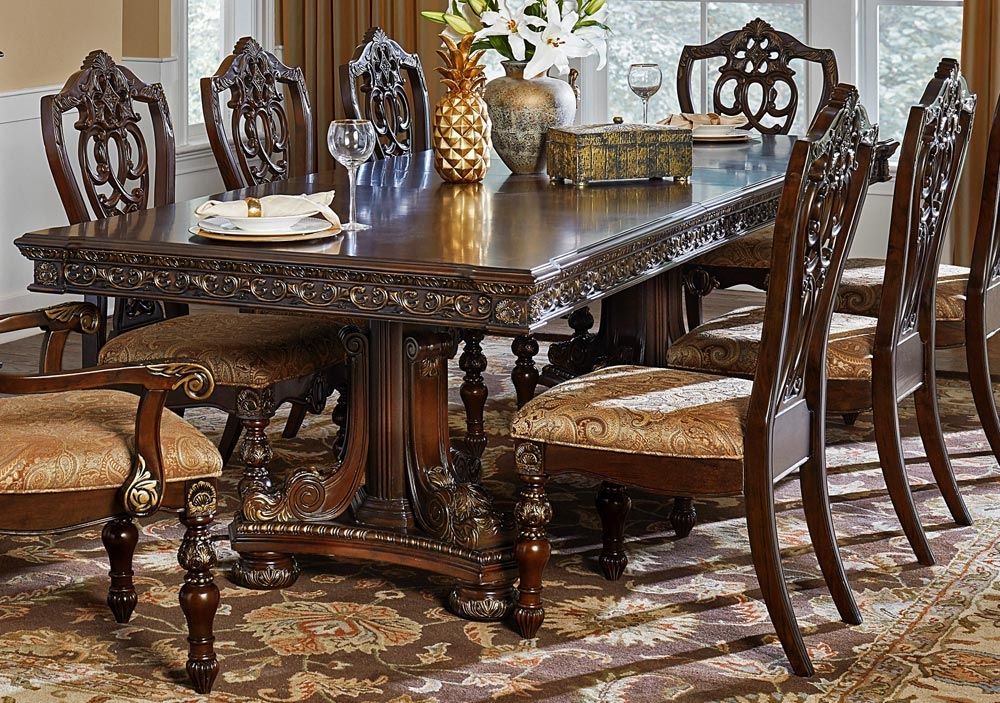 Pecardo Formal Dining Table,Pecardo Traditional Style China Cabinet,Pecardo Formal Dining Room Collection,Pecardo Traditional Style Server