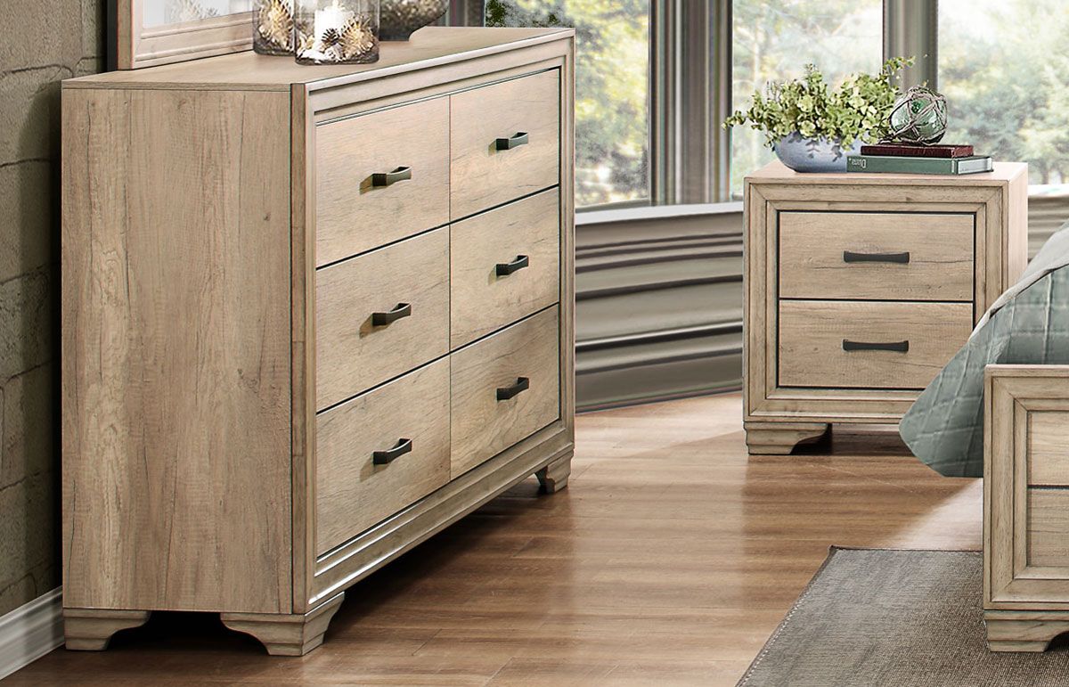 Pemton Rustic Finish Dresser