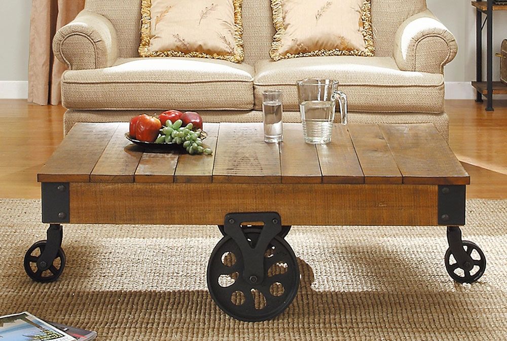 Penny Industrial Style Coffee Table