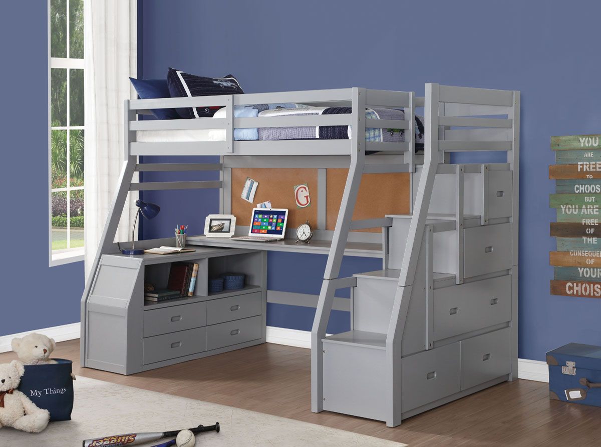 Perris Loft Bed With Storage