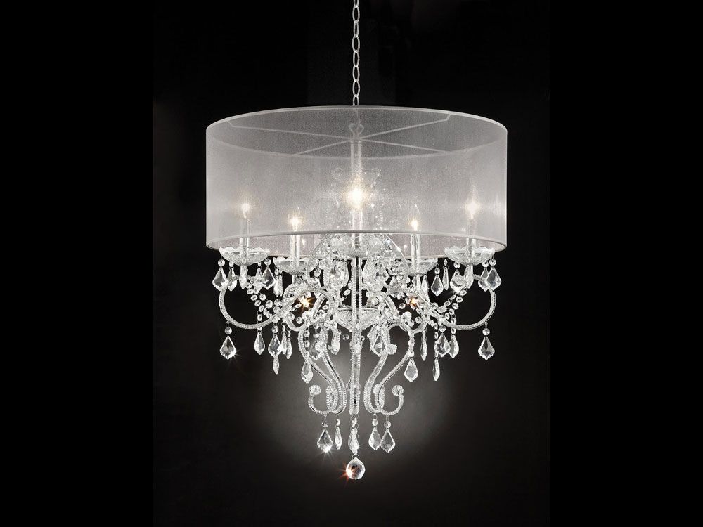 Petal Crystal Ceiling Chandelier