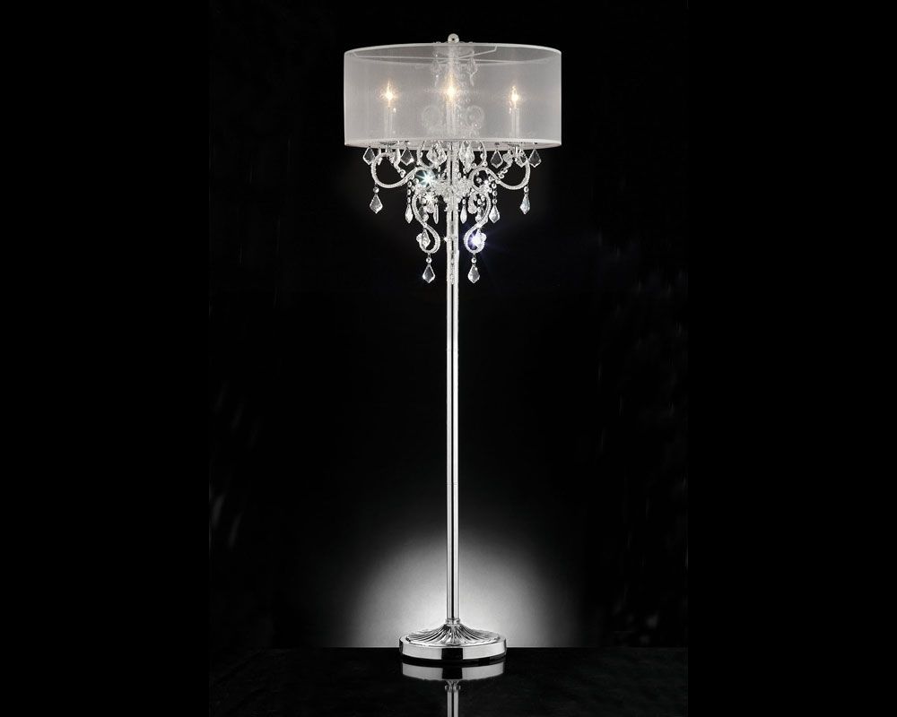 Petal Crystal Floor Lamp