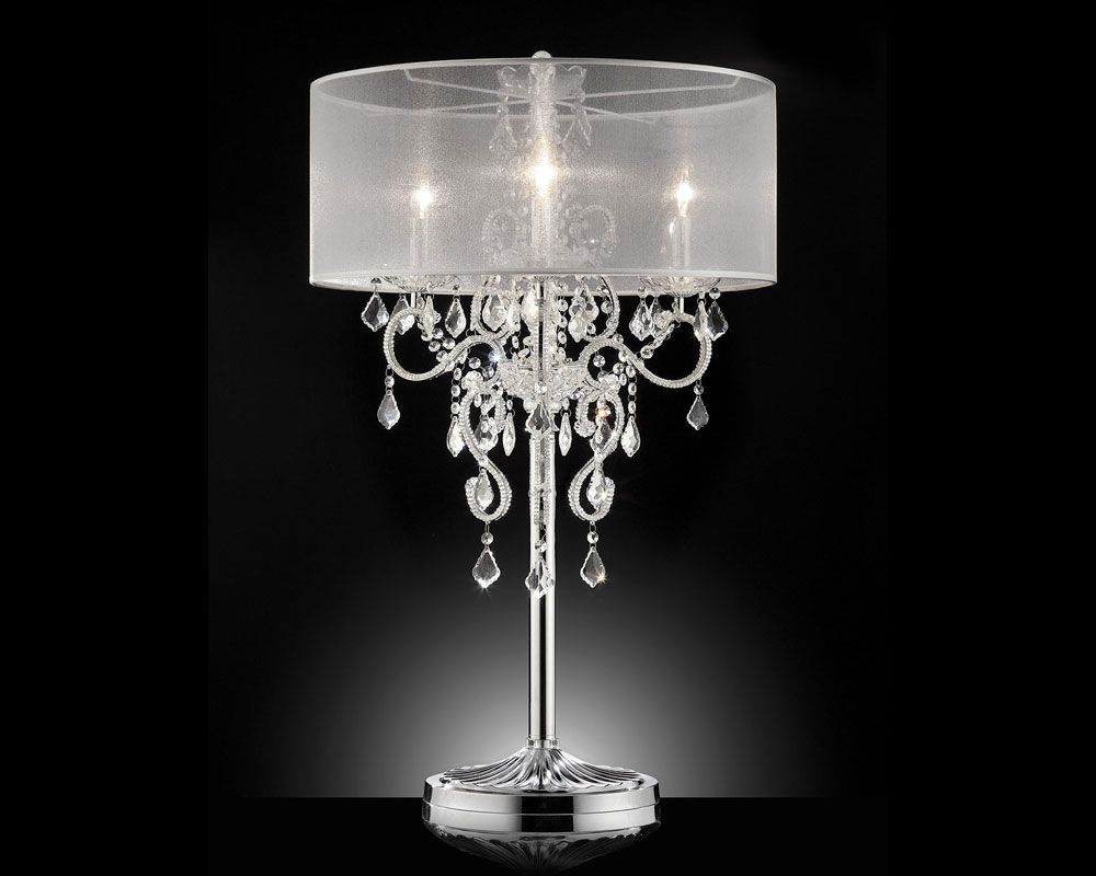 Petal Crystal Table Lamp