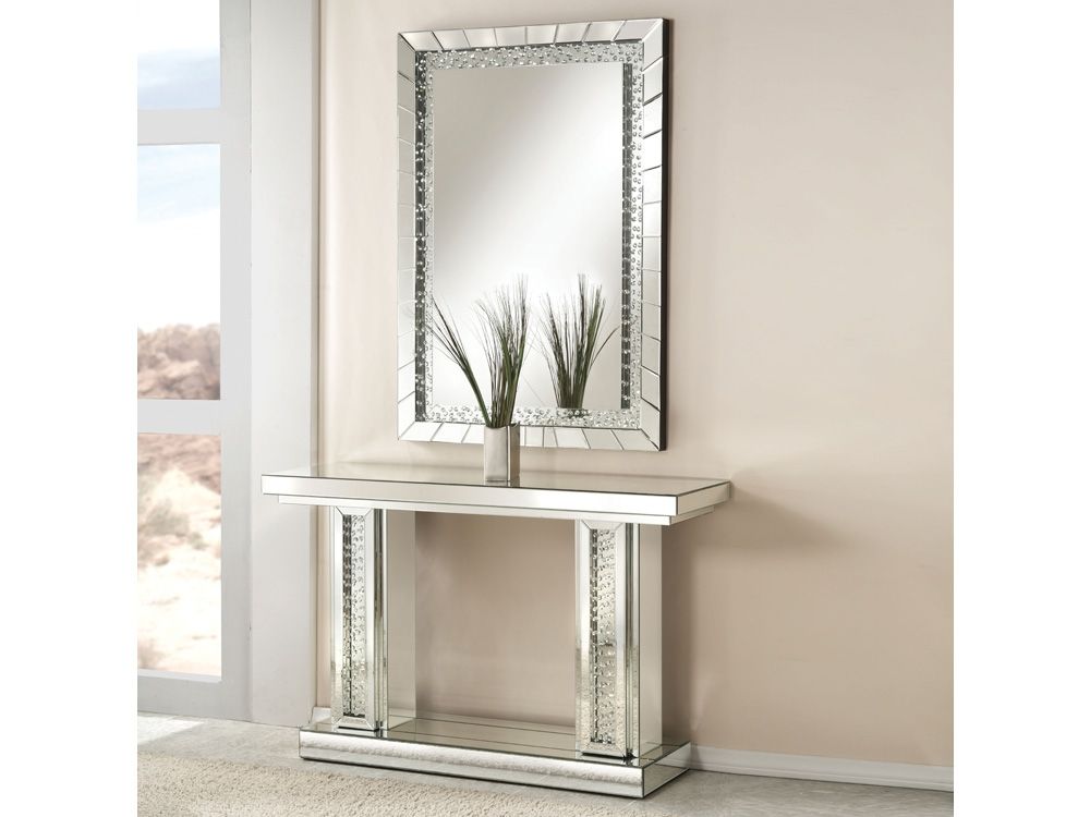 Porphyrion Mirrored Modern Console Table