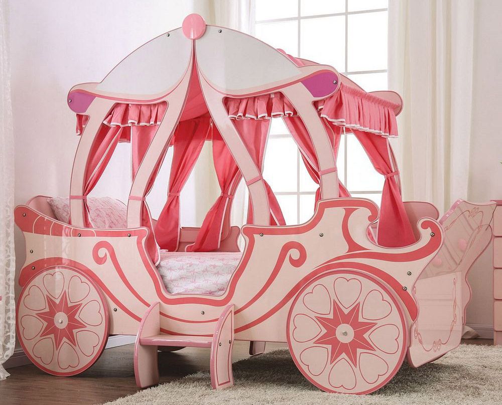 Princess Carriage Twin Size Bed