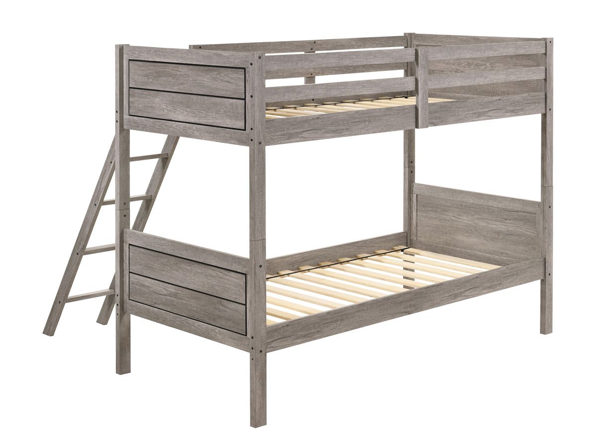 Prismo Bunk Bed Rustic Taupe Finish