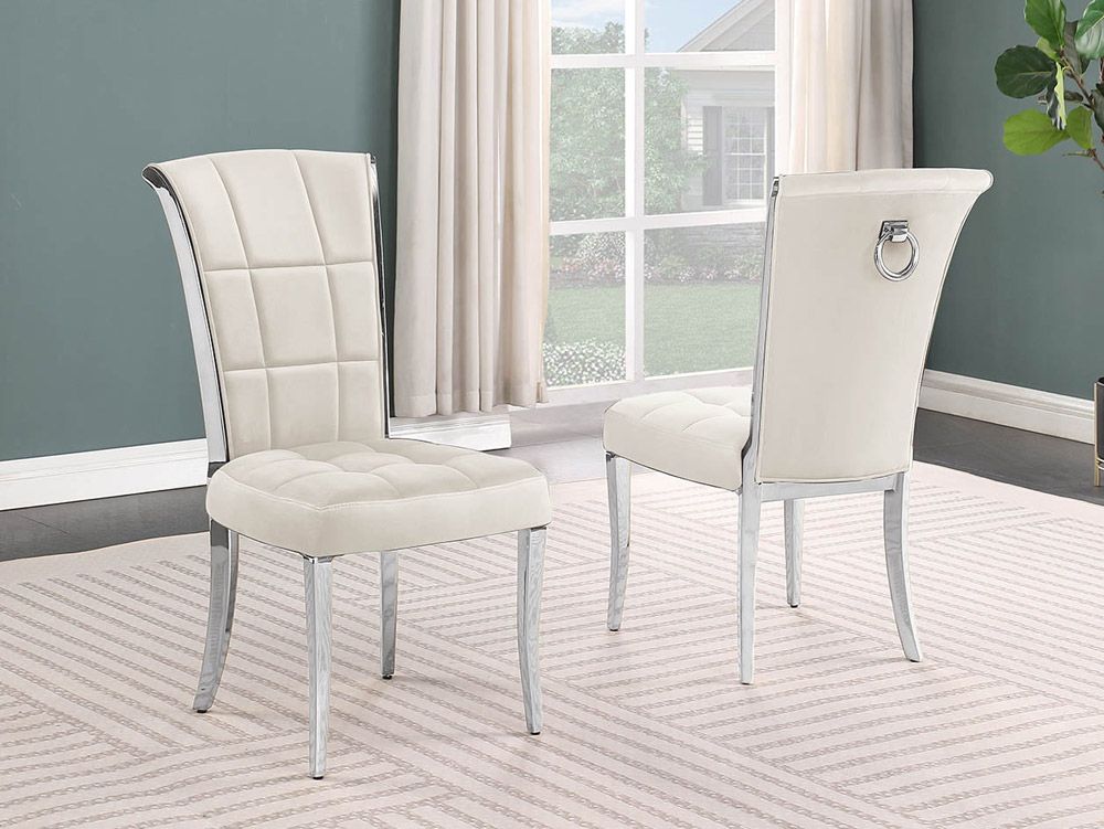 Proctor Cream Velvet Dining Chairs