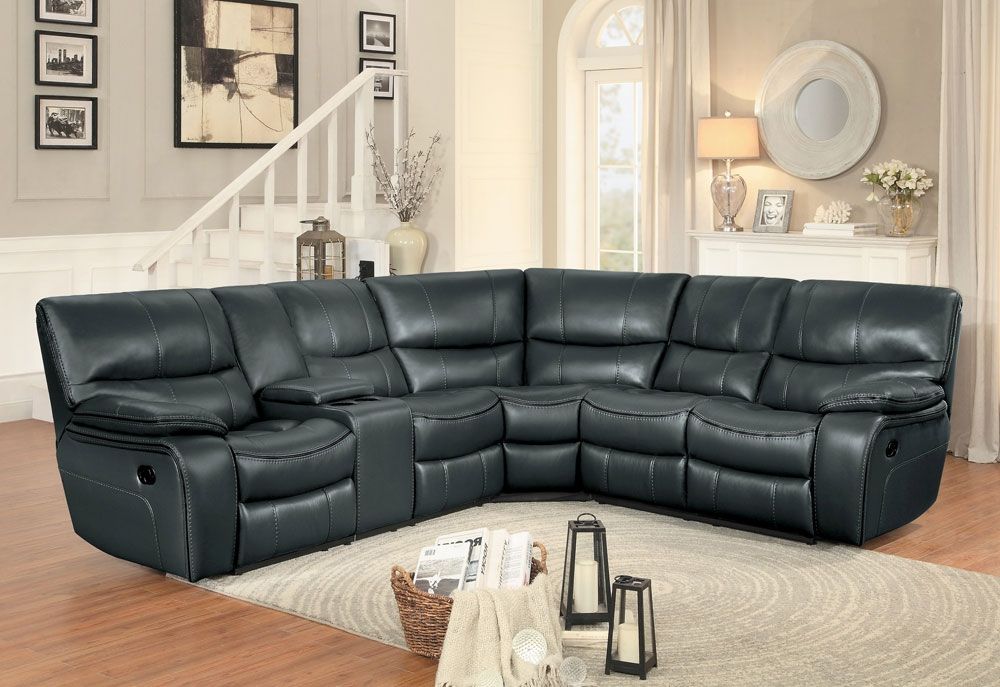 Pulsar Recliner Sectional With Console,Pulsar Power Recliner Sectional With LED Lights,Pulsar Power Recliner Sectional With Extra Armless Chair