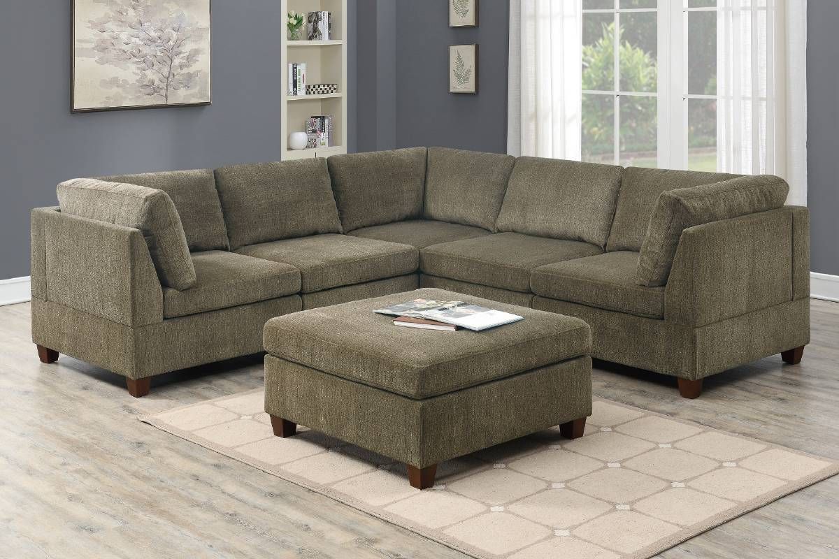 Qezzy 6-Piece Modular Sectional