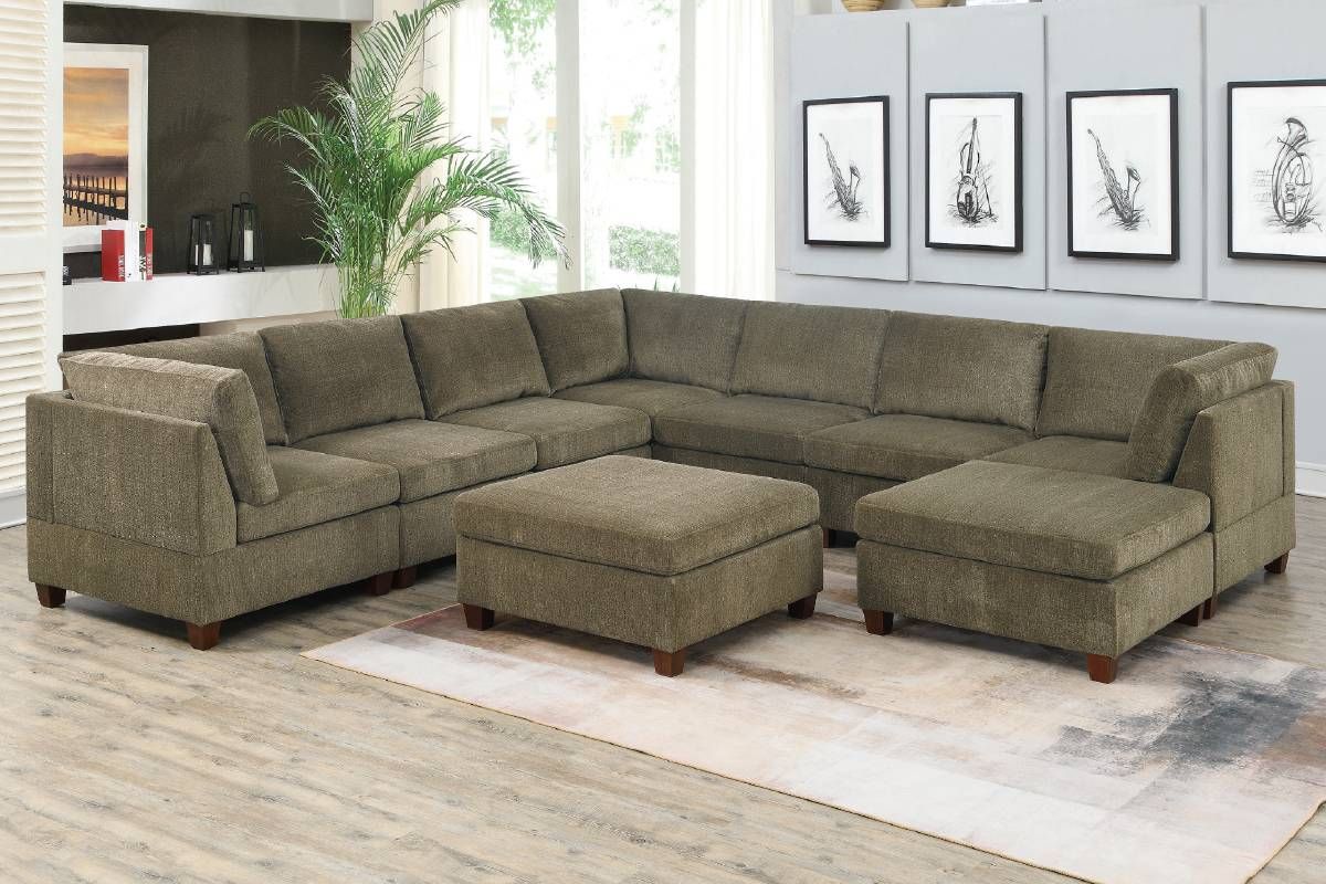 Qezzy Modular U Shape Sectional Set