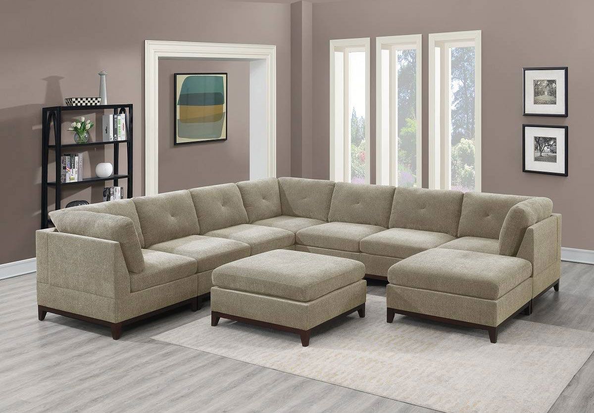 Quitaque Camel U-Shape Modular Sectional