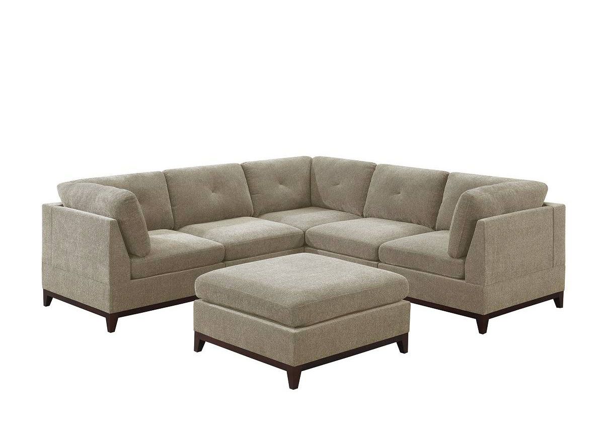 Quitaque Camel Chenille Modular Sectional Set