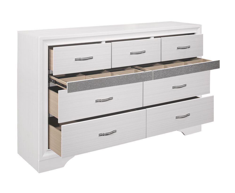 Redondo White Finish Dresser