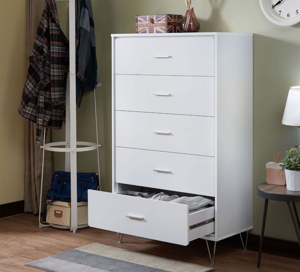 Reiby White Finish Chest Drawer