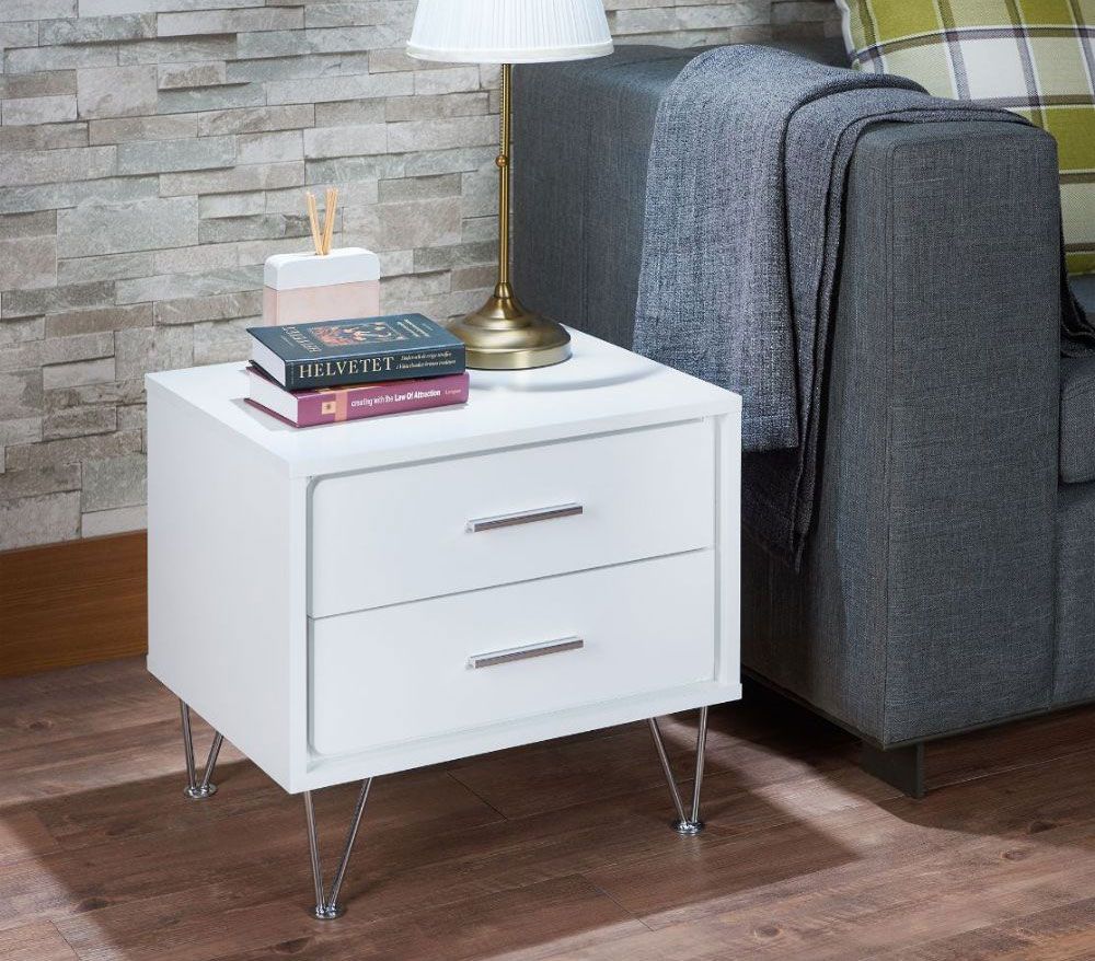 Reiby White Night Stand