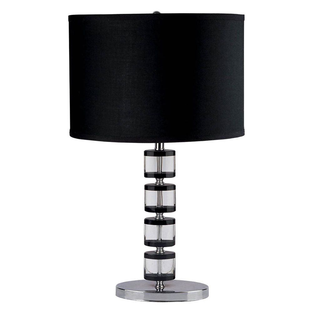 Renia Black Table Lamp