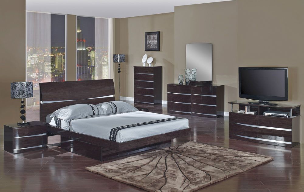 Renzo Modern Platform Storage Bed