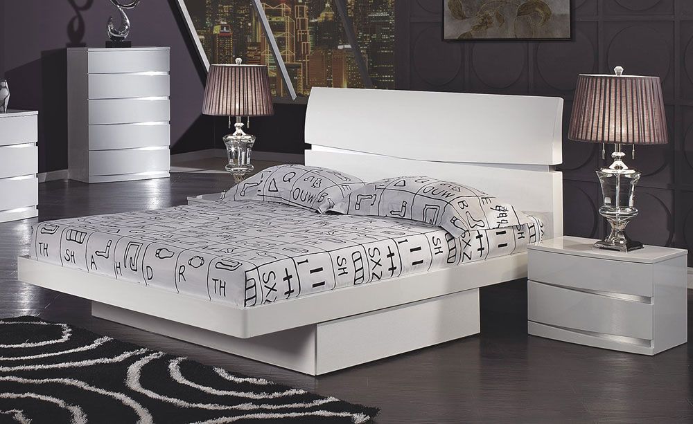 Renzo Modern Bed With Storage Drawers