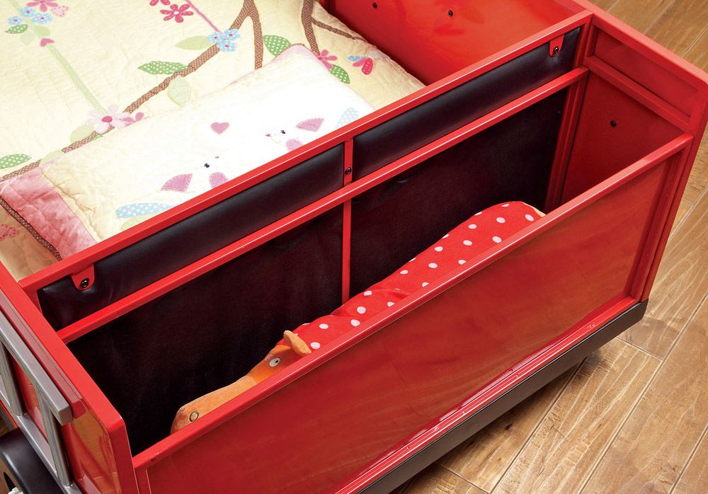 Twin Size Bed Storage Space