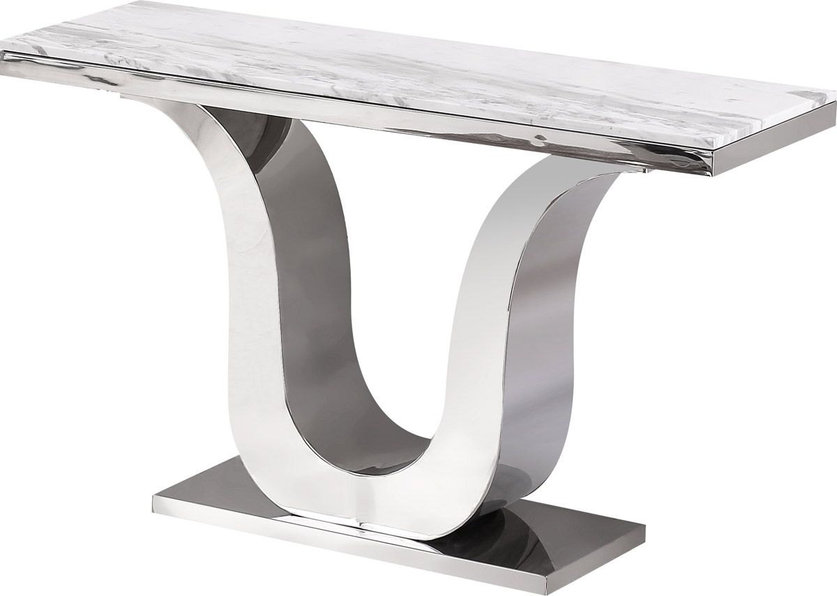 Reyna Marble Top Sofa Table