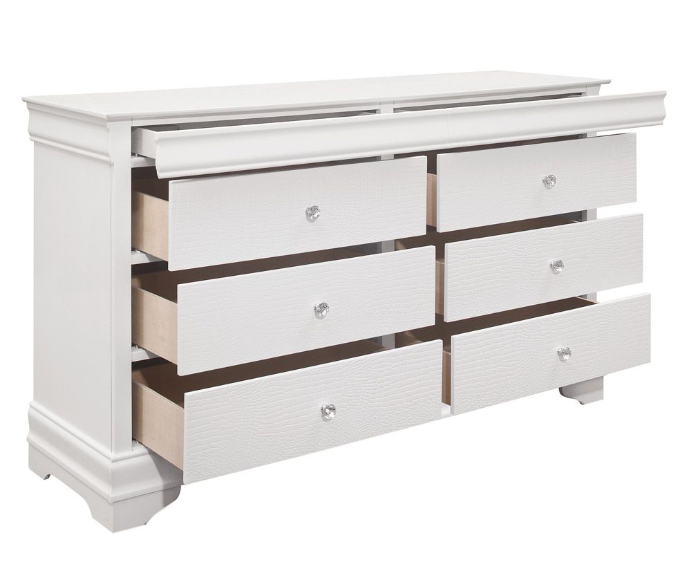 Rhonda White Finish Dresser