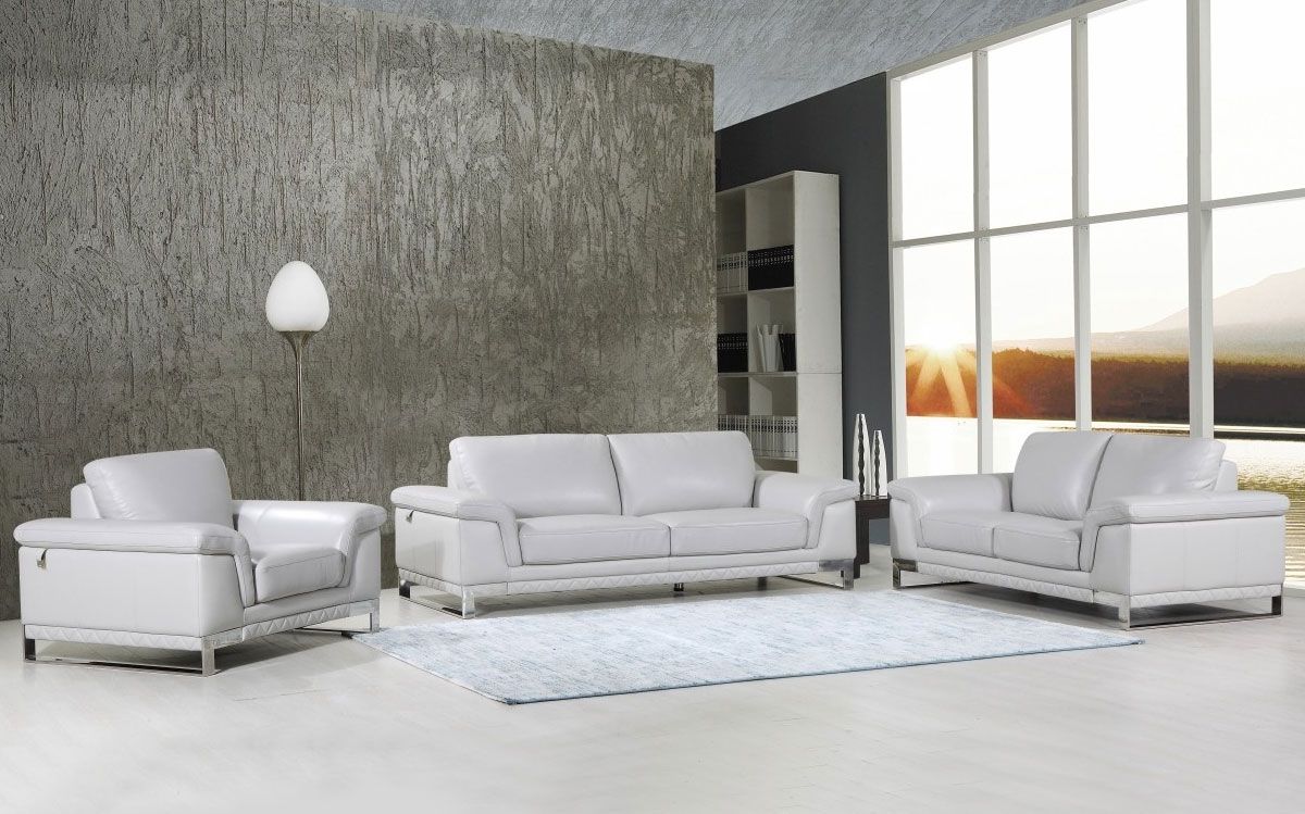Richard Italian Leather Modern Sofa