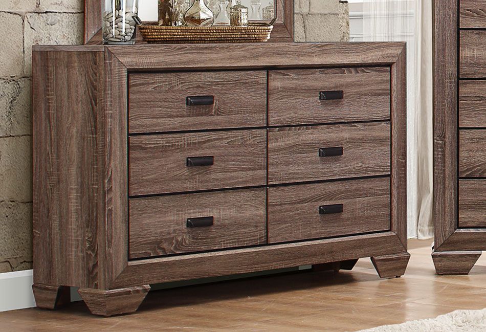 Rollan Rustic Elm Finish Dresser