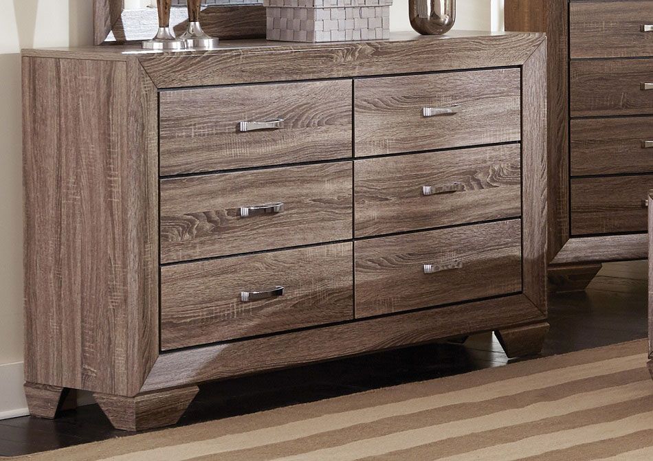 Rolwing Rustic Taupe Finish Dresser