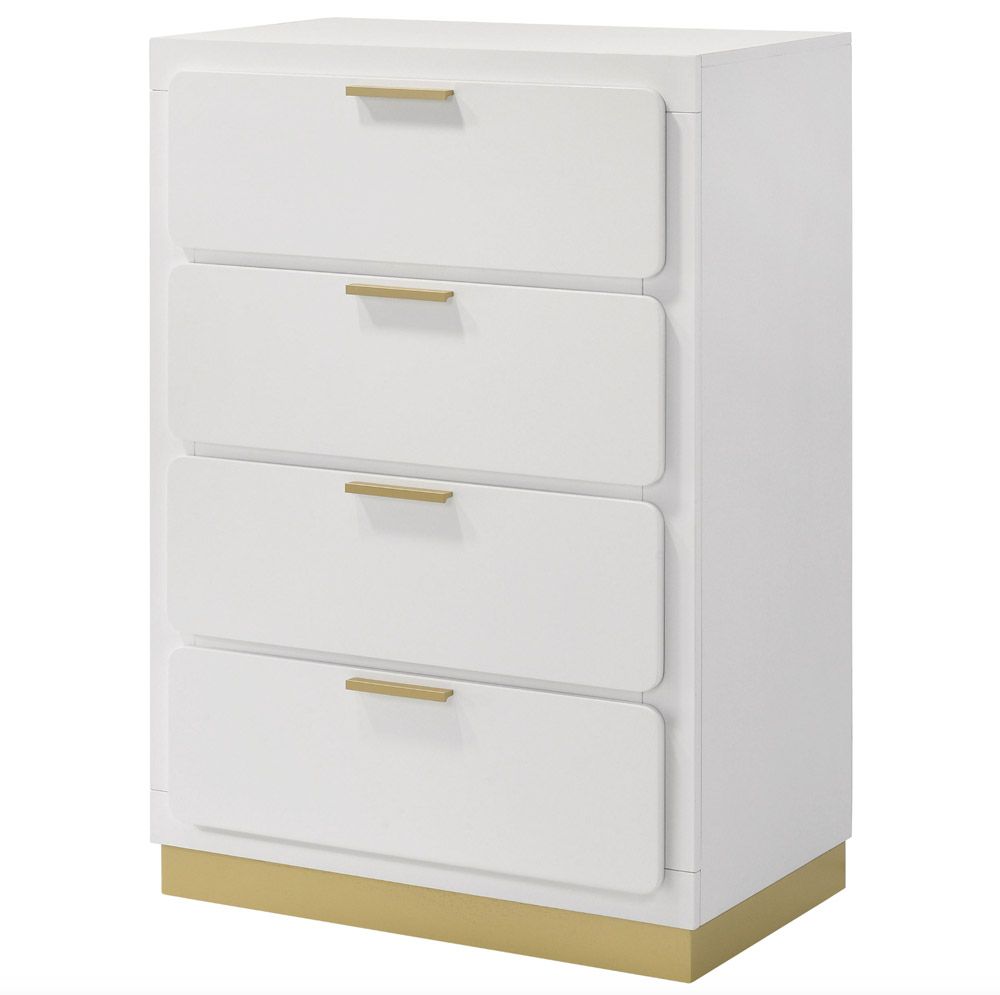 Romana White Finish Chest