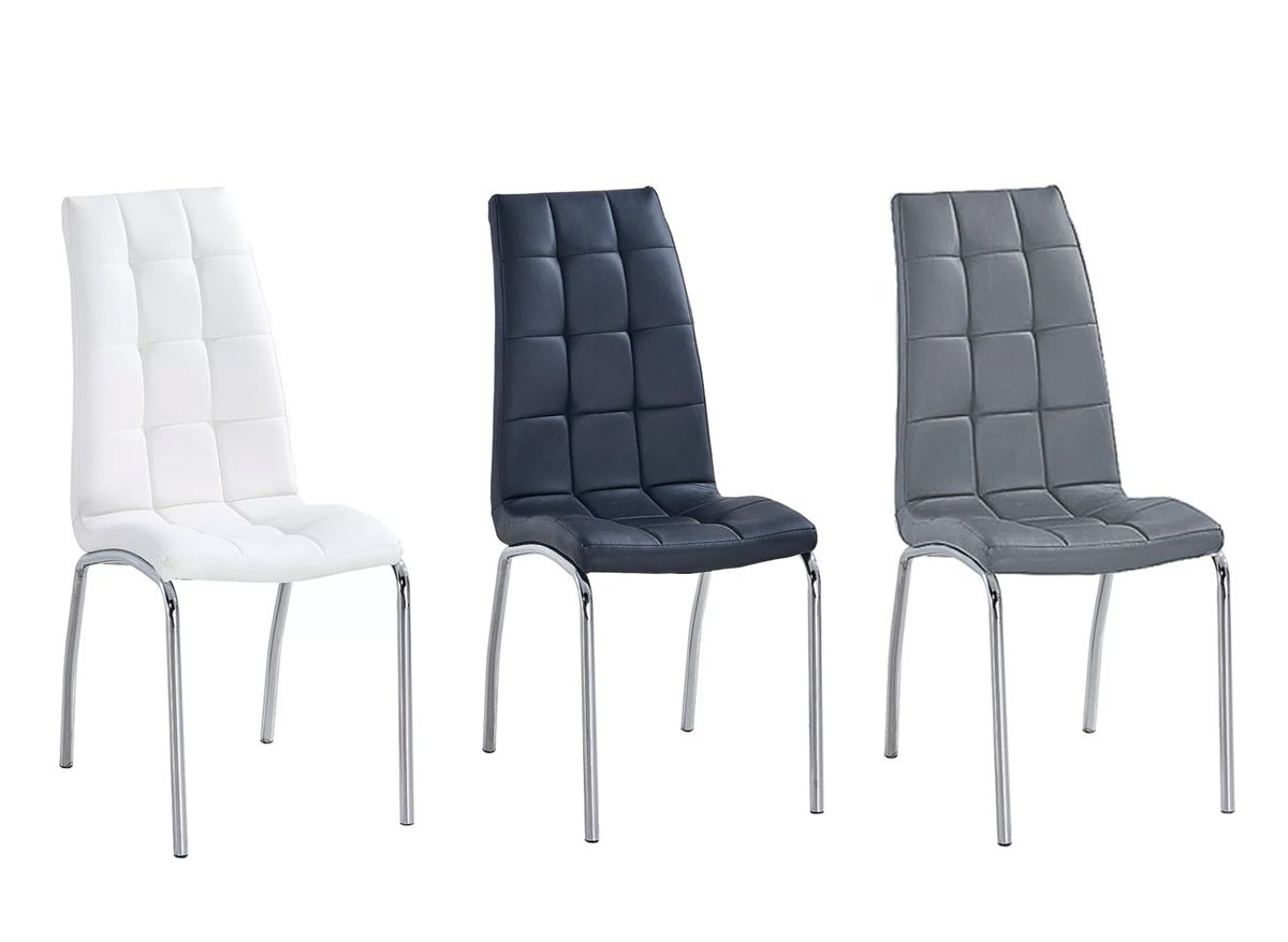 Rosa Leatherette Dining Chairs