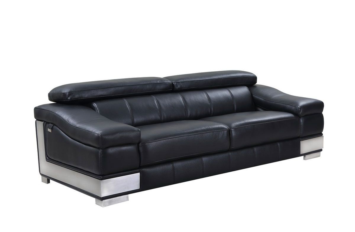 Rosetta Black Genuine Leather Sofa,Rosetta Black Genuine Leather Chair,Rosetta Black Genuine Leather Living Room,Rosetta Sofa Back,Rosetta Chair Side