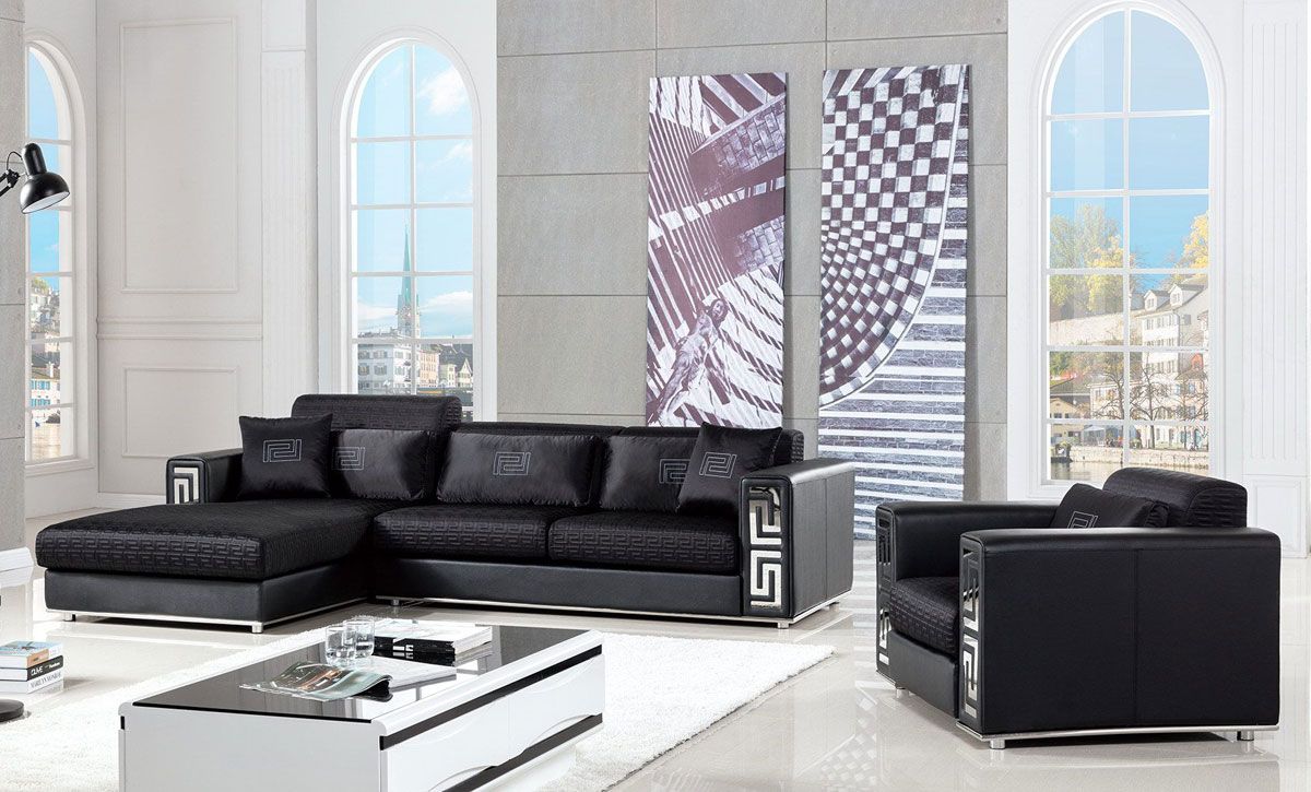 Rouge Modern Sectional Sofa Set