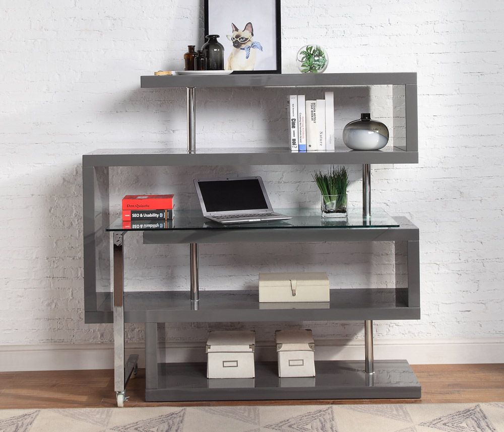 Rowan Grey Bookcase