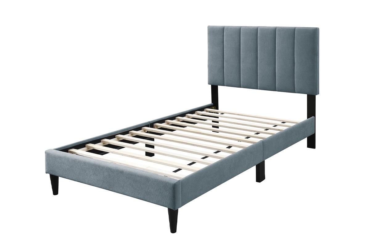 Roxanne Grey Linen Bed