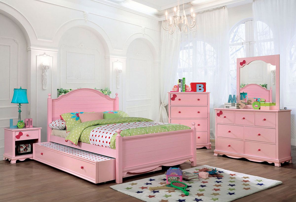 Roxanne Pink Youth Bed Collection
