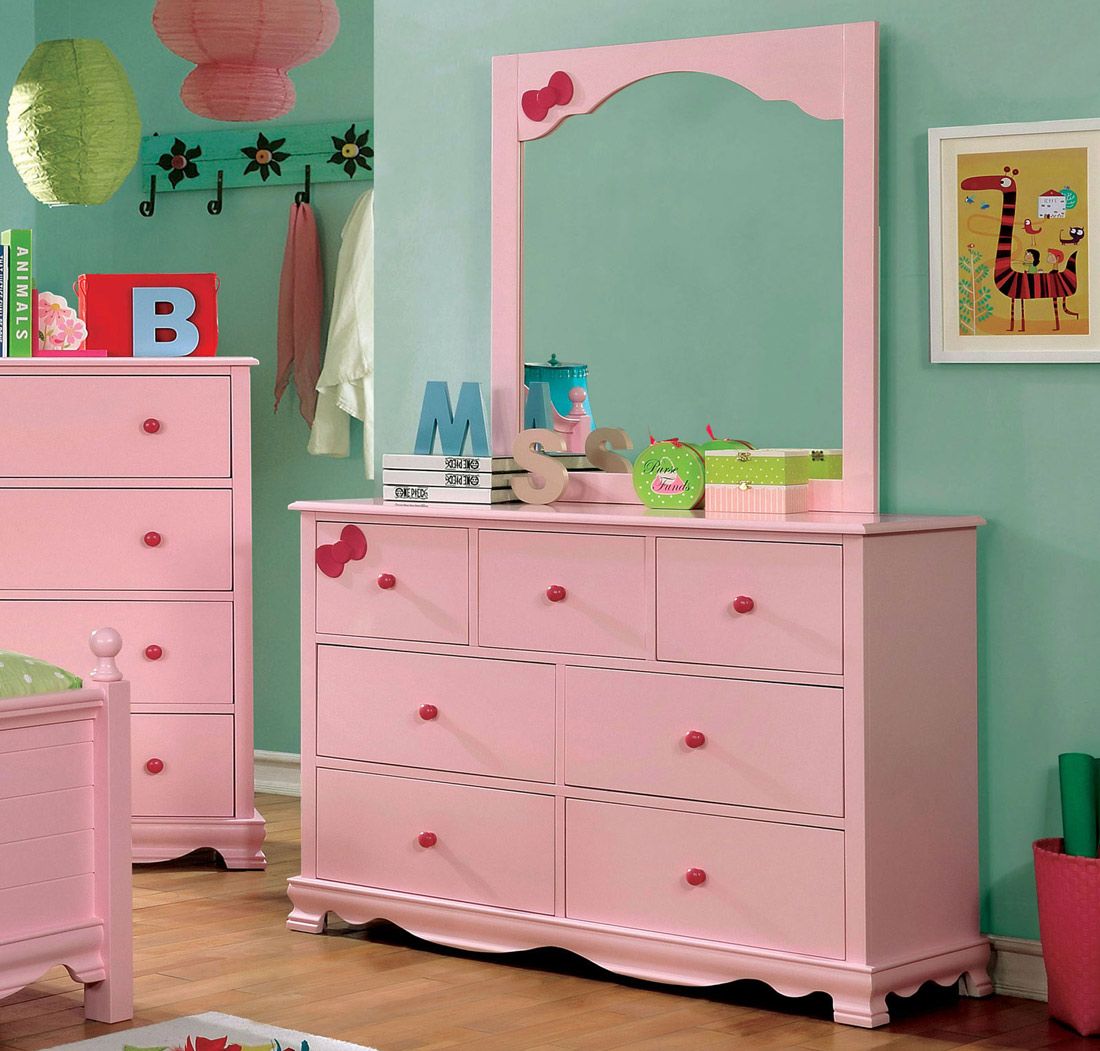 Roxanne Pink Youth Dresser