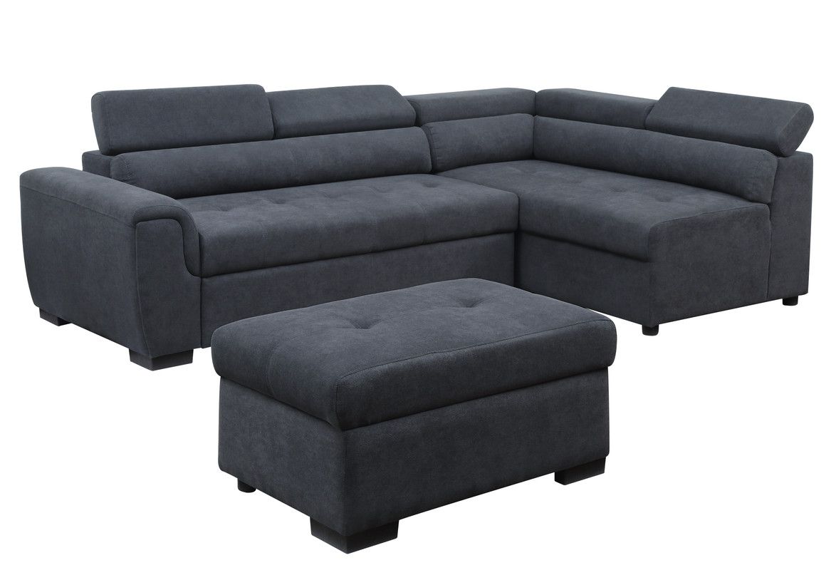 Ruben Sectional Sleeper With Ottoman