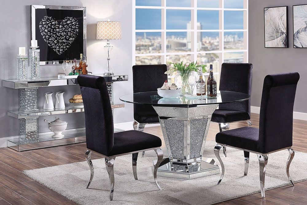 Rylan Mirrored Round Table