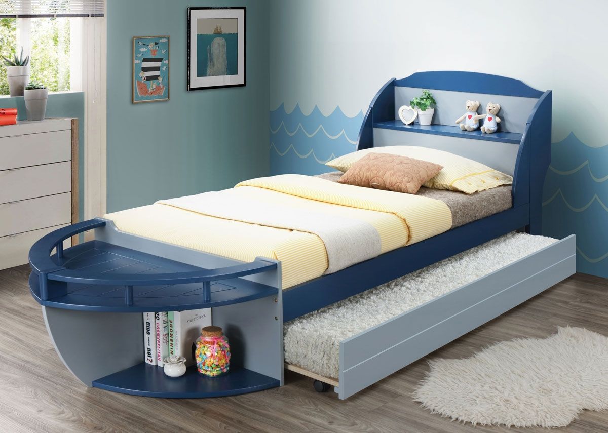 Sailor Twin Size Bed With Trundle