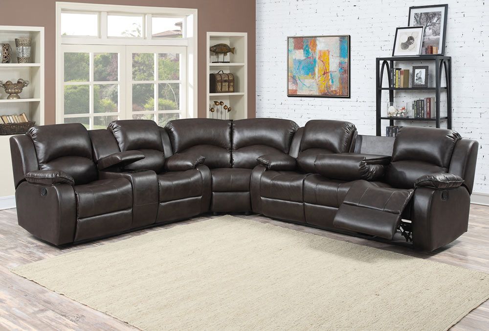 Samara Recliner Sectional With Console